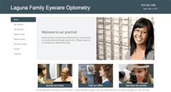 Desktop Screenshot of lagunafamilyeyecare.com